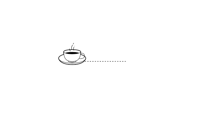 Coffee cup preloader - Made by Mantas Bačiuška